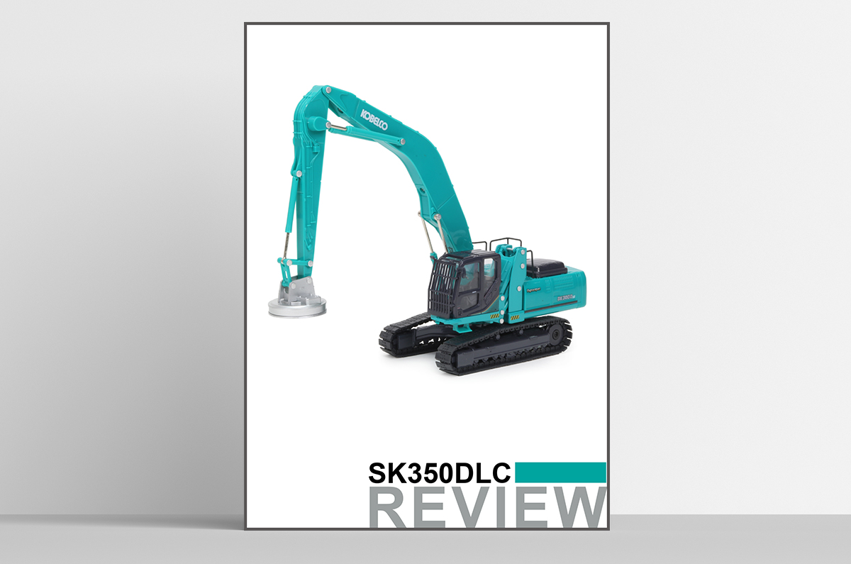 SK350DLC Scale Model Introduction and Review - Kobelco