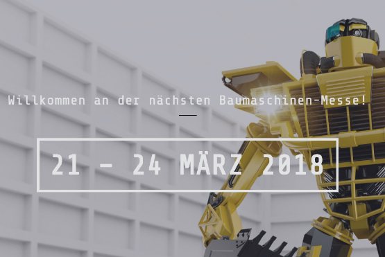 Baumaschinenmesse 2018