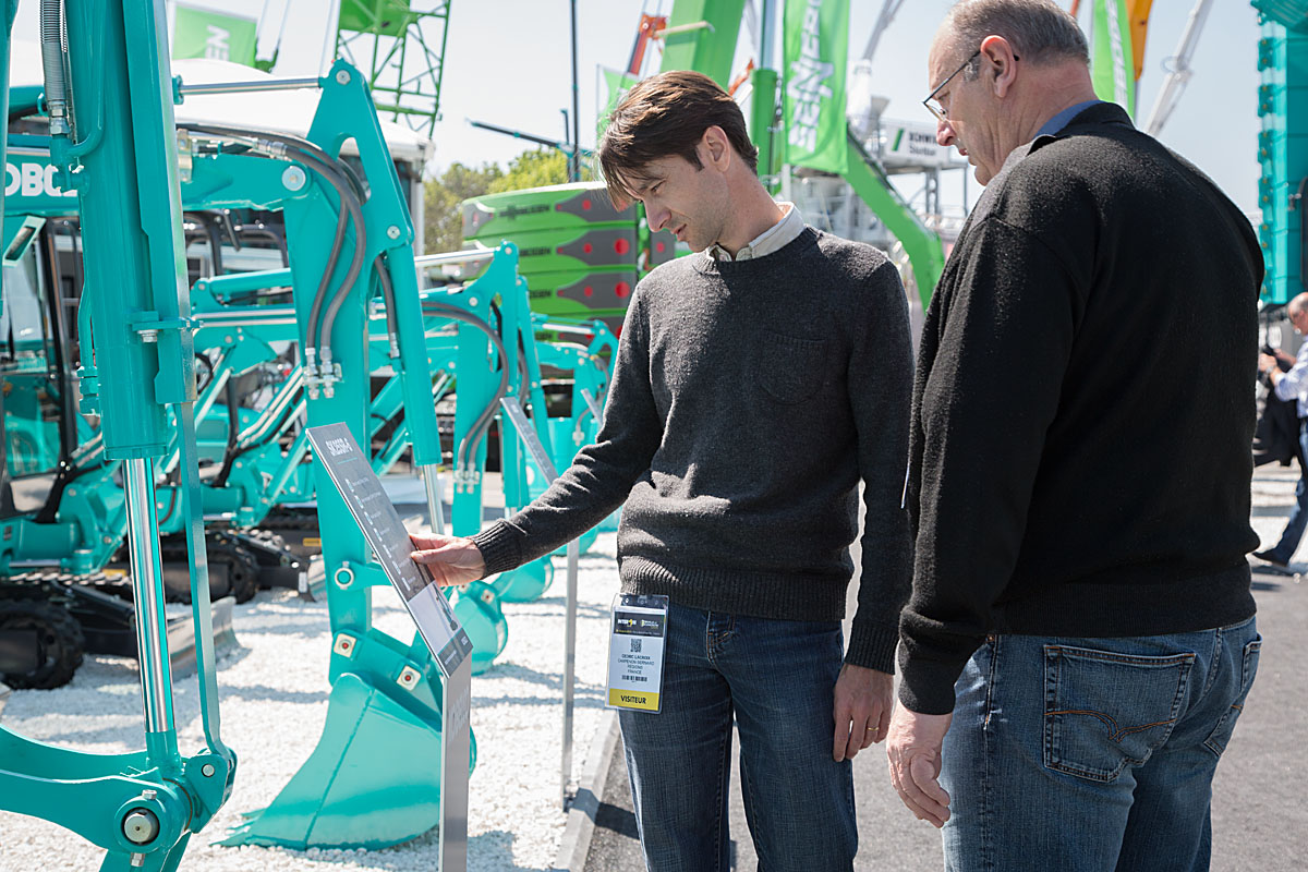 Kobelco at Intermat 2015