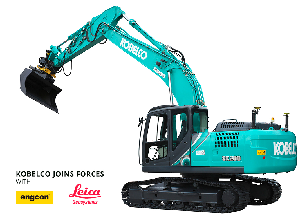 Kobelco Leica Engcon