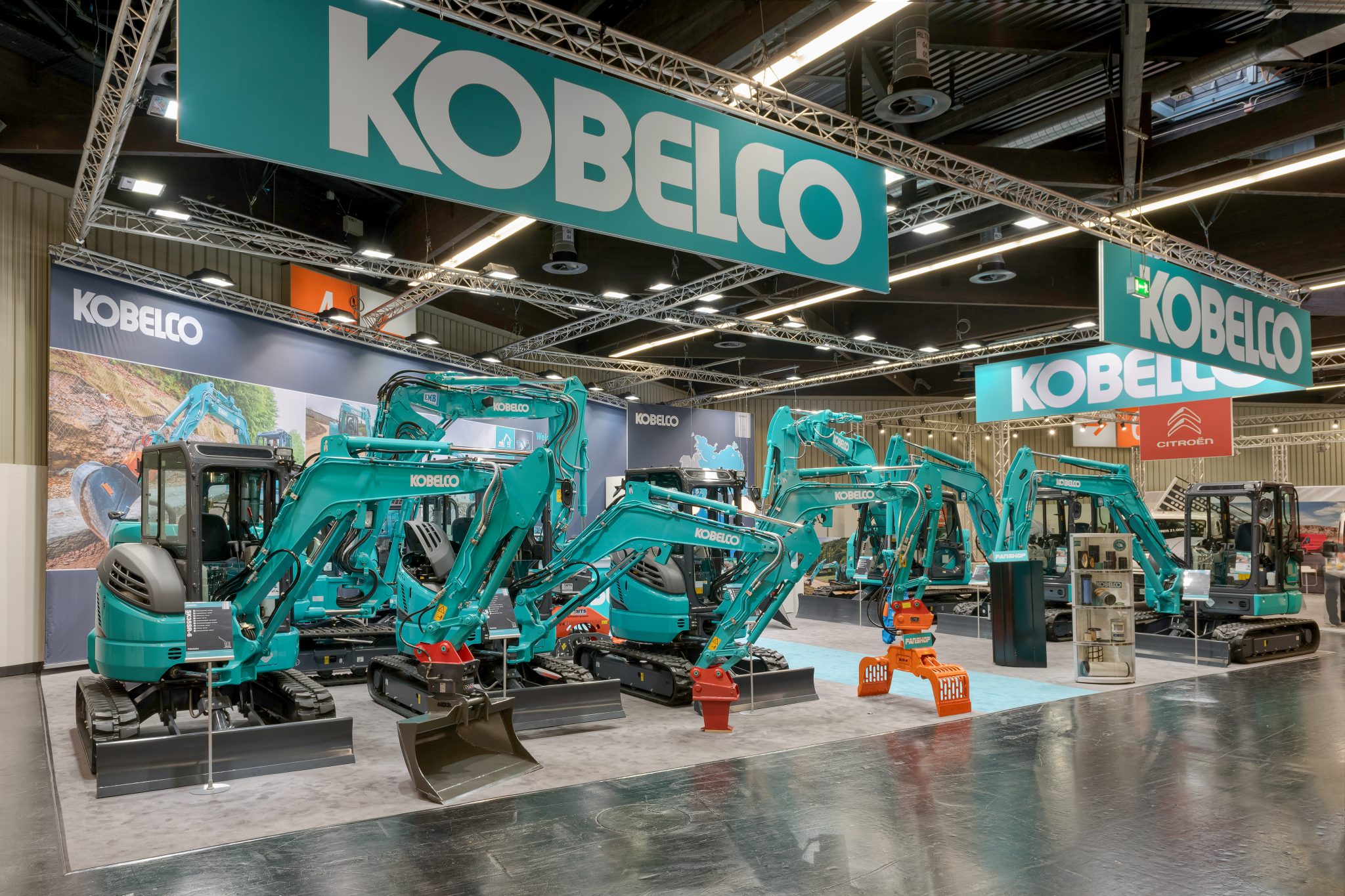 Kobelco Construction Machinery makes its debut at SMOPYC 2021 Kobelco